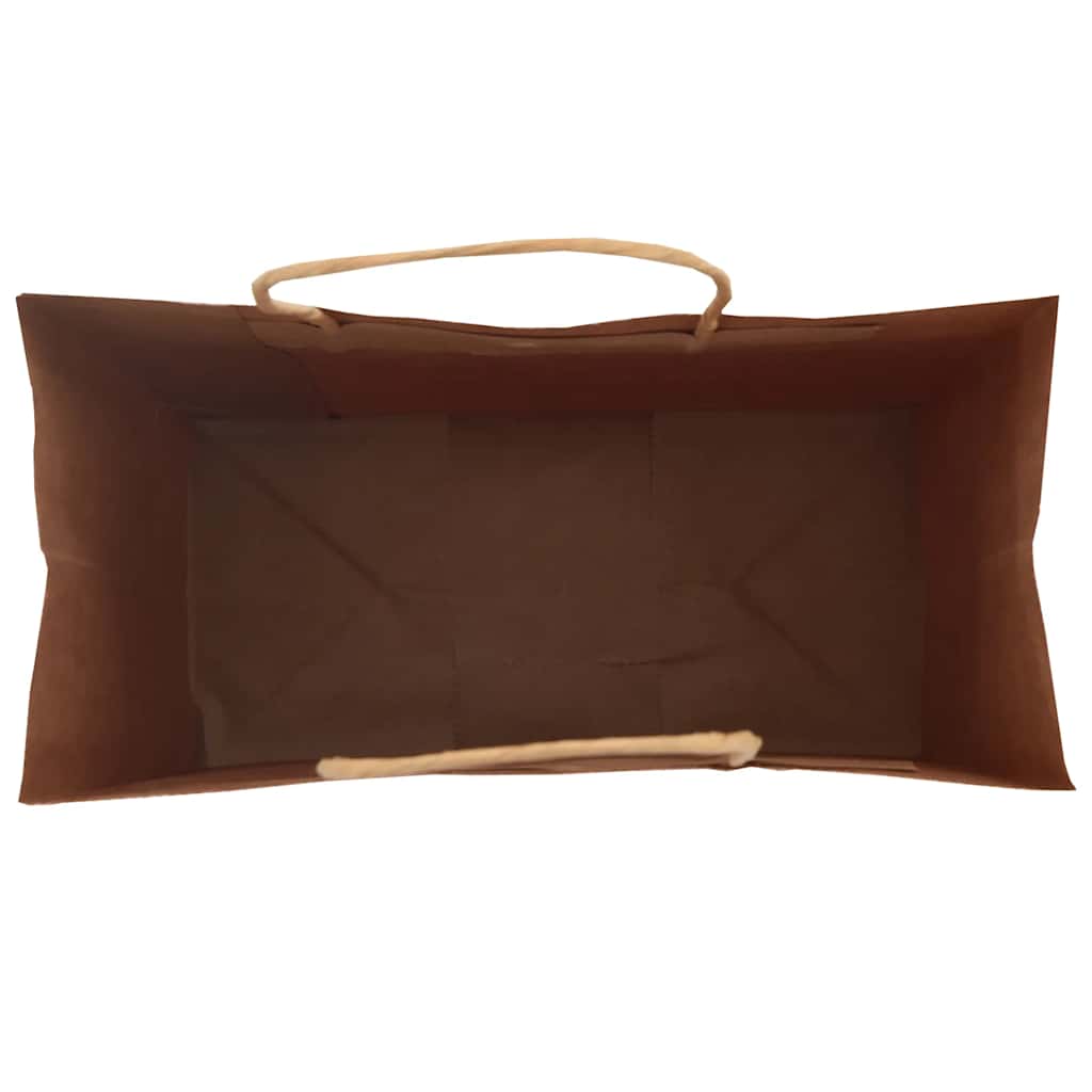 vidaXL Sacchetti di Carta 50 pz con Manici Rossi 21x11x31 cm