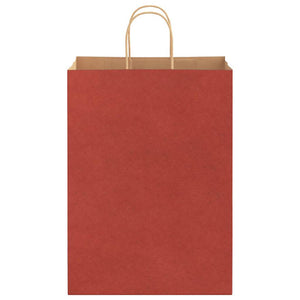 vidaXL Sacchetti di Carta 50 pz con Manici Rossi 32x17x44 cm
