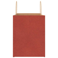 Sacchetti di Carta 50 pz con Manici Rossi 32x22x28 cm 4101750