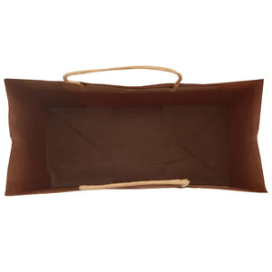 Sacchetti di Carta 250 pz con Manici Rossi 18x8x22 cm 4101754