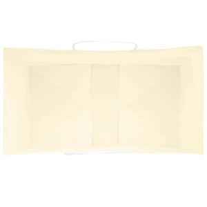 Sacchetti di Carta 50 pz con Manici Gialli 15x8x21 cm 4101767