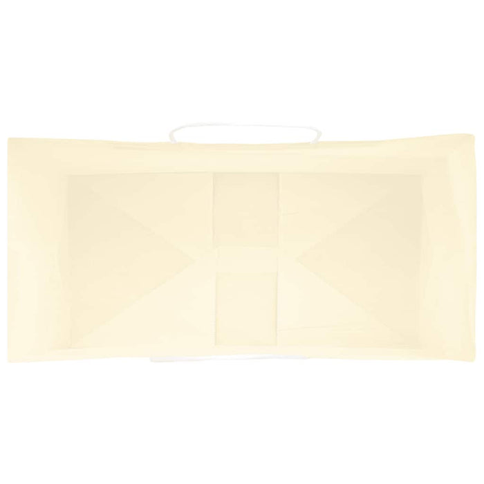 Sacchetti di Carta 50 pz con Manici Gialli 21x11x36 cm