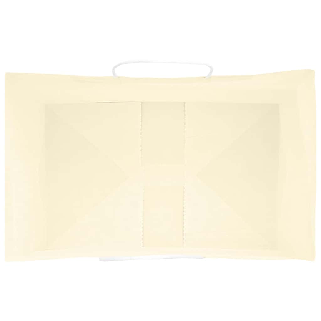 Sacchetti di Carta 50 pz con Manici Gialli 26x17x25 cm 4101773