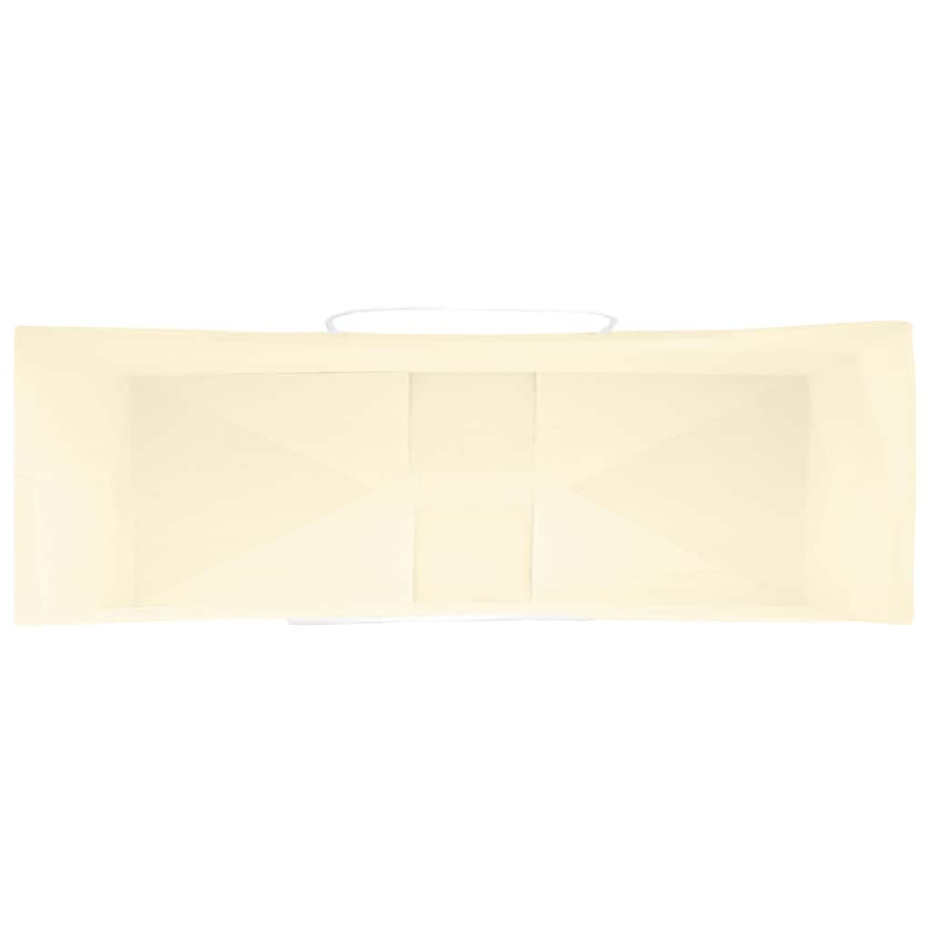 vidaXL Sacchetti di Carta 50 pz con Manici Gialli 32x12x42 cm