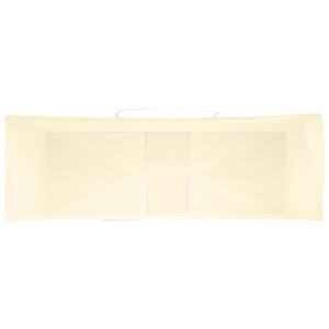 vidaXL Sacchetti di Carta 50 pz con Manici Gialli 32x12x42 cm