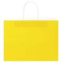 Sacchetti di Carta 50 pz con Manici Gialli 32x17x25 cm 4101775