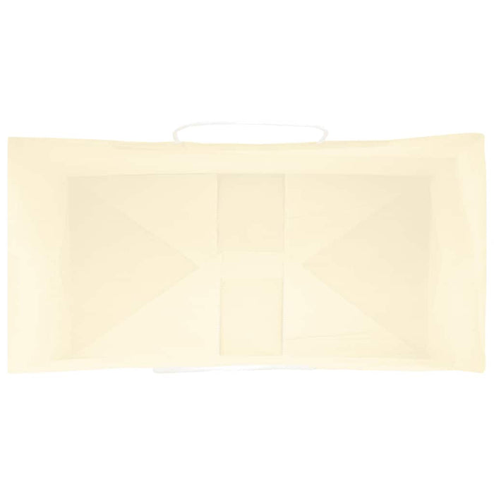 vidaXL Sacchetti di Carta 50 pz con Manici Gialli 32x17x44 cm