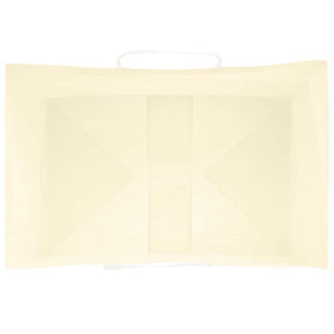 Sacchetti di Carta 50 pz con Manici Gialli 32x22x28 cm 4101778