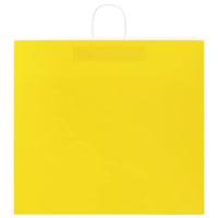 vidaXL Sacchetti di Carta 50 pz con Manici Gialli 54x15x49 cm