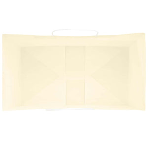 vidaXL Sacchetti di Carta 250 pz con Manici Gialli 15x8x21 cm