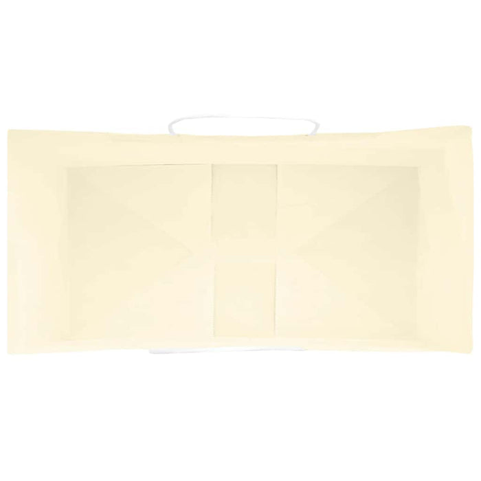 vidaXL Sacchetti di Carta 250 pz con Manici Gialli 21x11x28 cm
