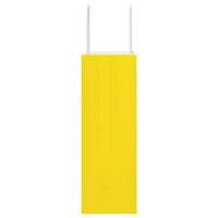 Sacchetti di Carta 250 pz con Manici Gialli 21x11x31 cm
