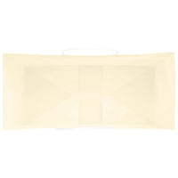 Sacchetti di Carta 250 pz con Manici Gialli 26x12x35 cm 4101786