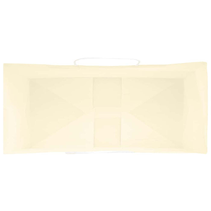 Sacchetti di Carta 250 pz con Manici Gialli 26x12x35 cm 4101786