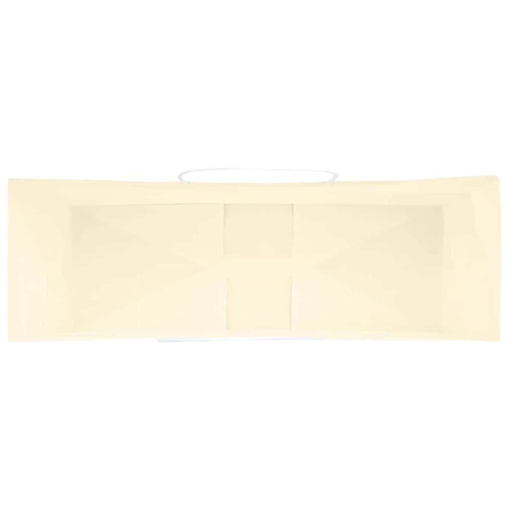 Sacchetti di Carta 250 pz con Manici Gialli 32x12x42 cm 4101788