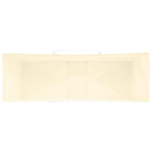 Sacchetti di Carta 250 pz con Manici Gialli 32x12x42 cm 4101788