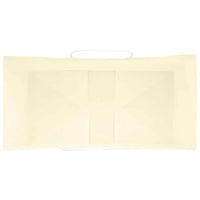 vidaXL Sacchetti di Carta 250 pz con Manici Gialli 32x17x25 cm