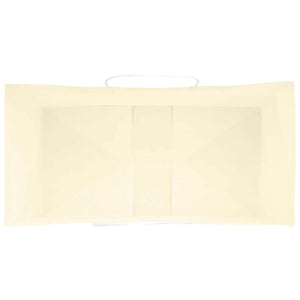 vidaXL Sacchetti di Carta 250 pz con Manici Gialli 32x17x25 cm