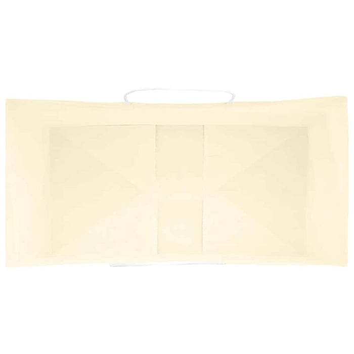 vidaXL Sacchetti di Carta 250 pz con Manici Gialli 32x17x25 cm