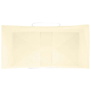 Sacchetti di Carta 250 pz con Manici Gialli 32x17x44 cm