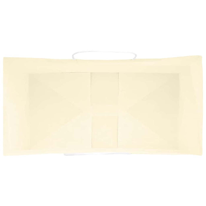 Sacchetti di Carta 250 pz con Manici Gialli 32x17x44 cm