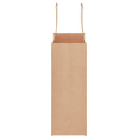 vidaXL Sacchetti di Carta 50 pz con Manici Marrone 18x8x22 cm