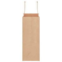 vidaXL Sacchetti di Carta 50 pz con Manici Marrone 21x11x28 cm