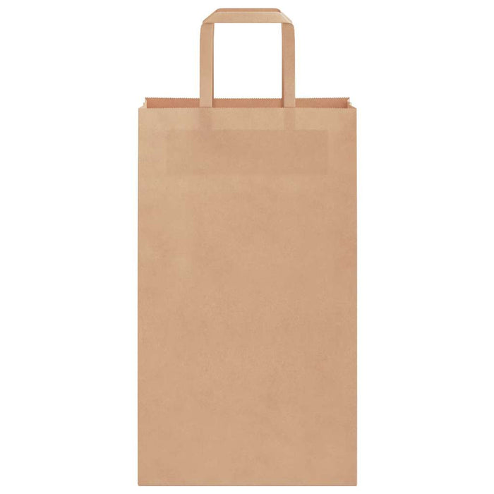 Sacchetti di Carta 50 pz con Manici Marrone 21x11x36 cm 4101799