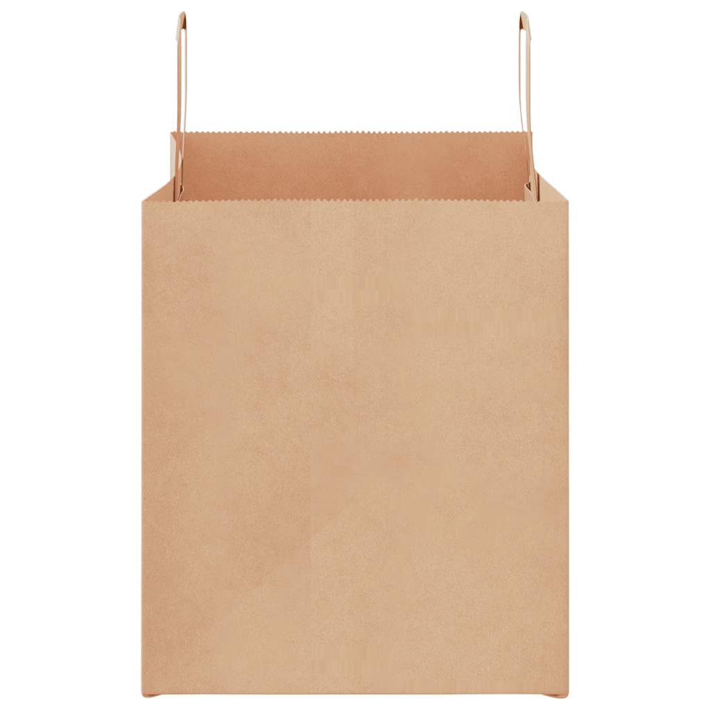 Sacchetti di Carta 50 pz con Manici Marrone 32x22x24 cm 4101805