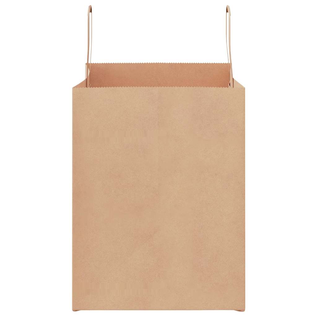Sacchetti di Carta 50 pz con Manici Marrone 32x22x28 cm 4101806