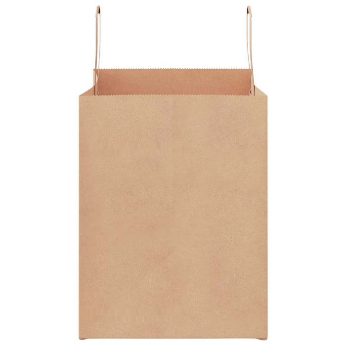 Sacchetti di Carta 50 pz con Manici Marrone 32x22x28 cm 4101806