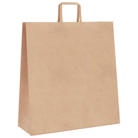 Sacchetti di Carta 50 pz con Manici Marrone 45x17x48 cm 4101807