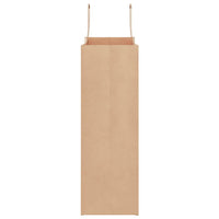 Sacchetti di Carta 250 pz con Manici Marrone 26x12x35 cm