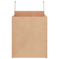 vidaXL Sacchetti di Carta 250 pz con Manici Marrone 32x22x24 cm