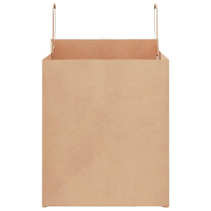 vidaXL Sacchetti di Carta 250 pz con Manici Marrone 32x22x24 cm