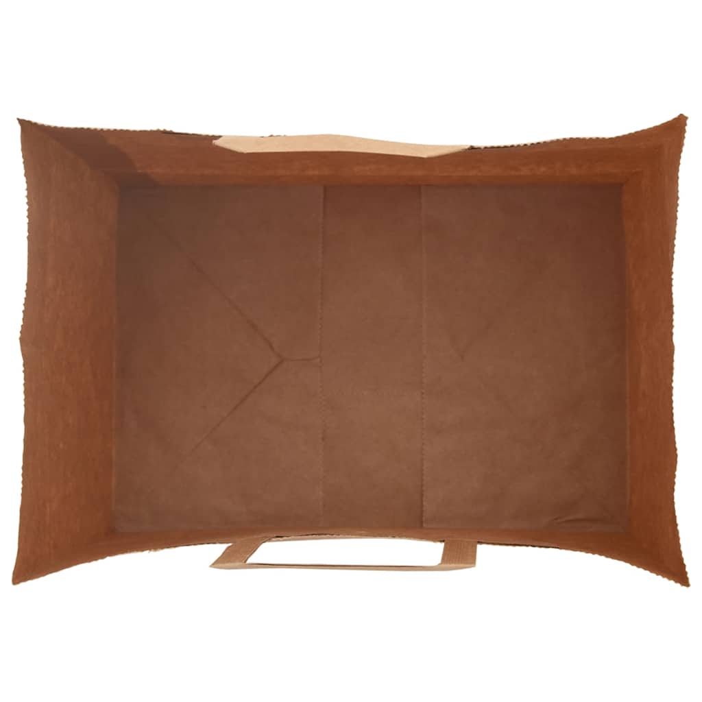 Sacchetti di Carta 250 pz con Manici Marrone 32x22x24 cm 4101819