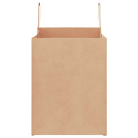 Sacchetti di Carta 250 pz con Manici Marrone 32x22x28 cm 4101820