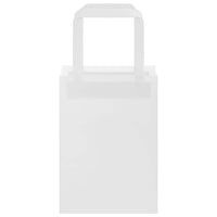 Sacchetti di Carta 50 pz con Manici Bianchi 15x8x21 cm