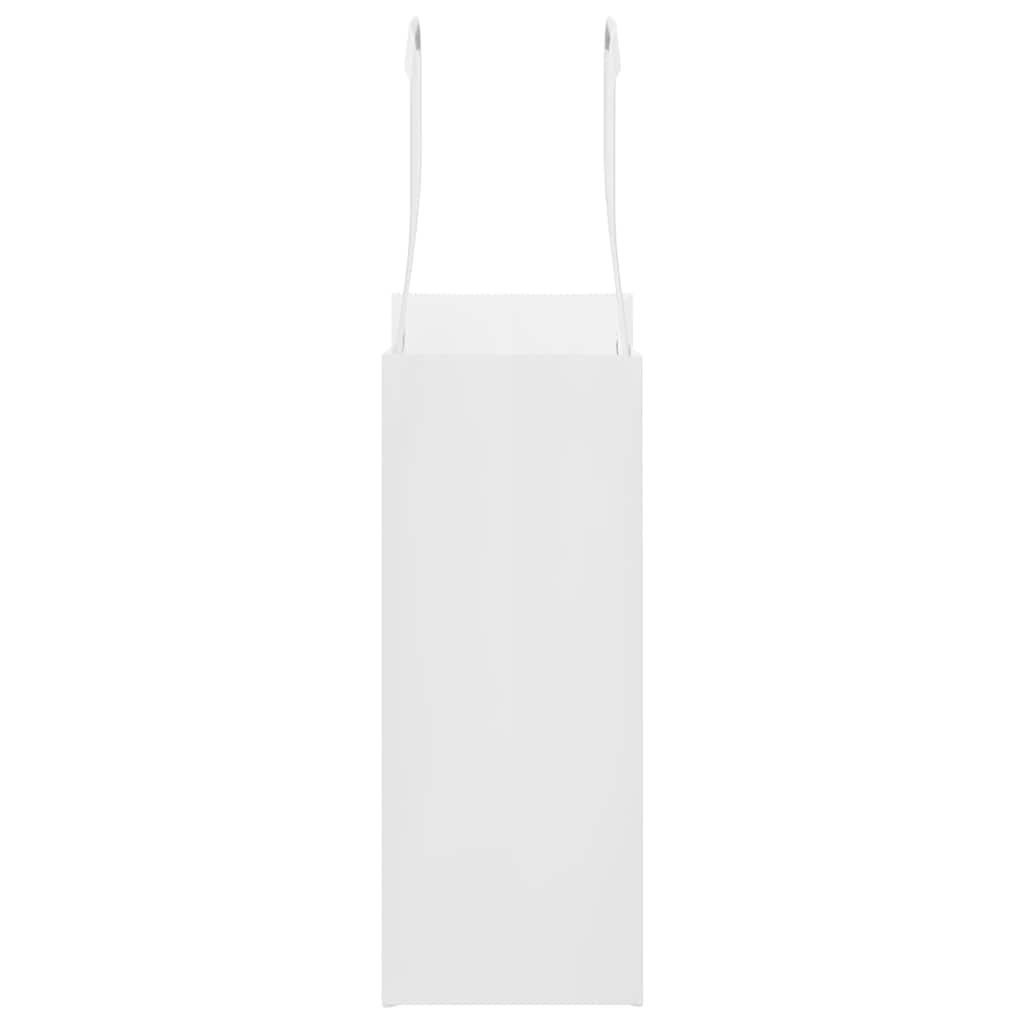 Sacchetti di Carta 50 pz con Manici Bianchi 15x8x21 cm