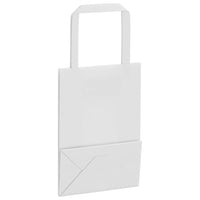 Sacchetti di Carta 50 pz con Manici Bianchi 15x8x21 cm 4101823