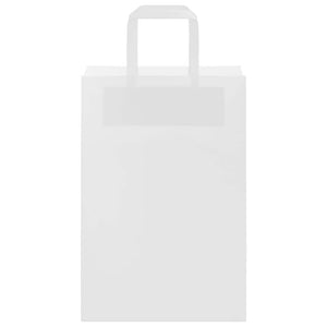 Sacchetti di Carta 50 pz con Manici Bianchi 21x11x31 cm 4101826