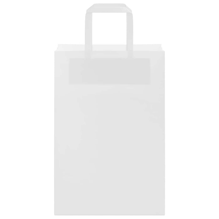 vidaXL Sacchetti di Carta 50 pz con Manici Bianchi 21x11x31 cm