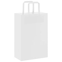 Sacchetti di Carta 50 pz con Manici Bianchi 21x11x31 cm 4101826