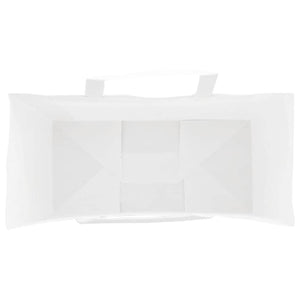 Sacchetti di Carta 50 pz con Manici Bianchi 26x12x35 cm