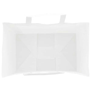Sacchetti di Carta 50 pz con Manici Bianchi 26x17x25 cm 4101829