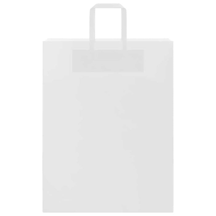 Sacchetti di Carta 50 pz con Manici Bianchi 32x12x42 cm 4101830