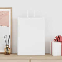 Sacchetti di Carta 50 pz con Manici Bianchi 32x17x44 cm 4101832