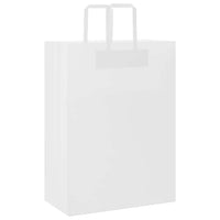 Sacchetti di Carta 50 pz con Manici Bianchi 32x17x44 cm 4101832