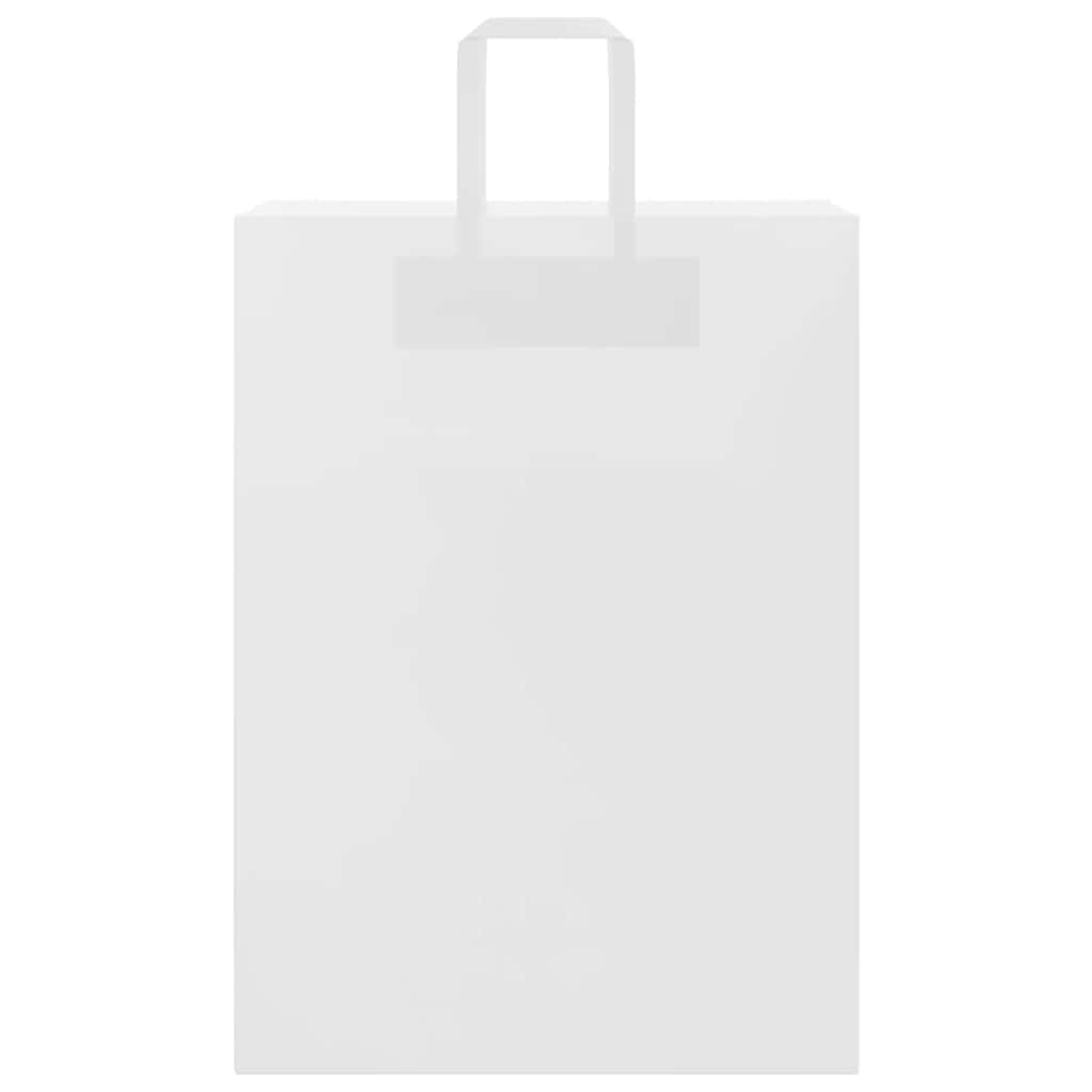Sacchetti di Carta 50 pz con Manici Bianchi 32x17x44 cm 4101832