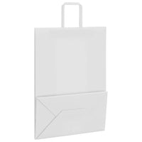 Sacchetti di Carta 50 pz con Manici Bianchi 32x17x44 cm 4101832
